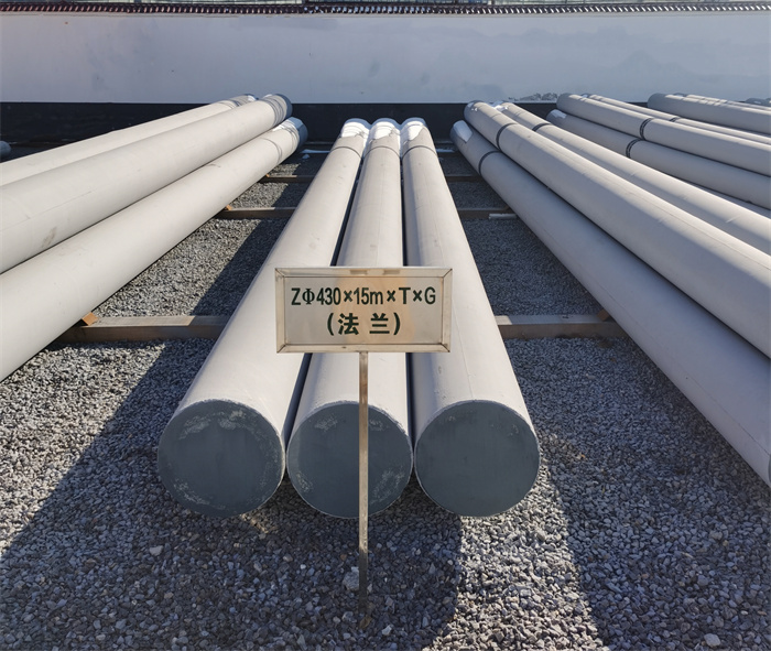 凤城430×15米×T×G砼电力电杆